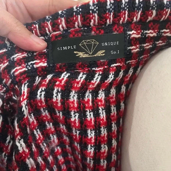 TWEED OVERSIZED TOP - Picture 9 of 10